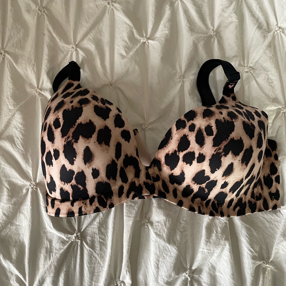 Leopard print wireless lined Demi